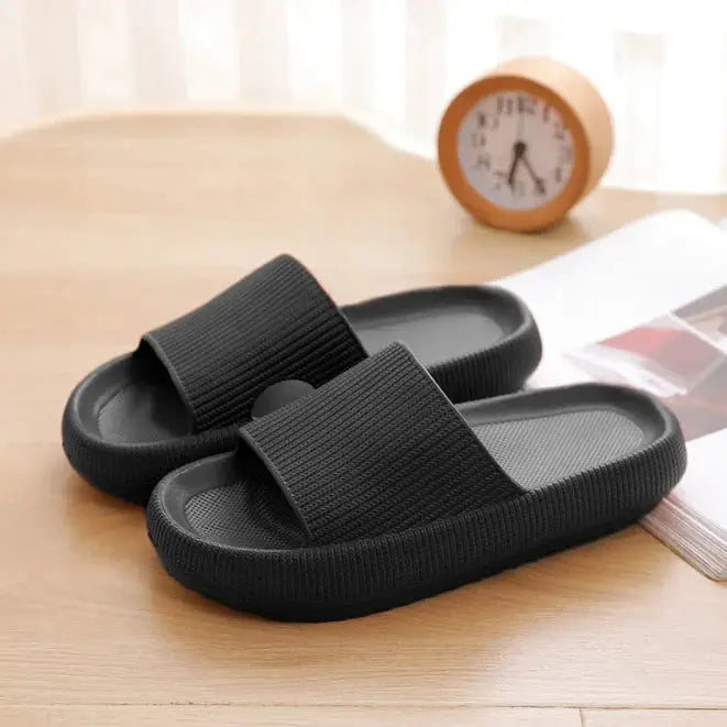 Women Thick Platform Cloud Slippers Indoor Home Eva Soft Sole Pillow Slides Sandals Woman 2025 Summer Non Slip Beach Flip Flops by All Mart Bristol Ltd