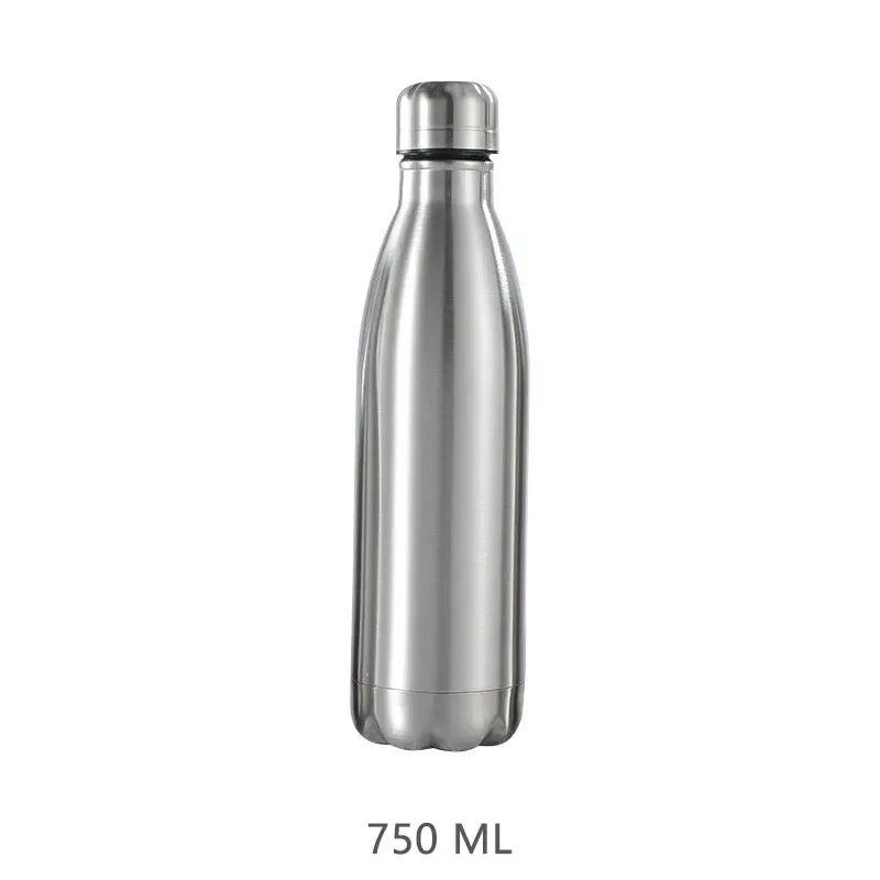 Stainless Steel Water Bottle Hot Cold Water Bottle for Travel Camping Sports Drink Bottles Drinkware Cup Hiking Water Bottle New by All Mart Bristol Ltd