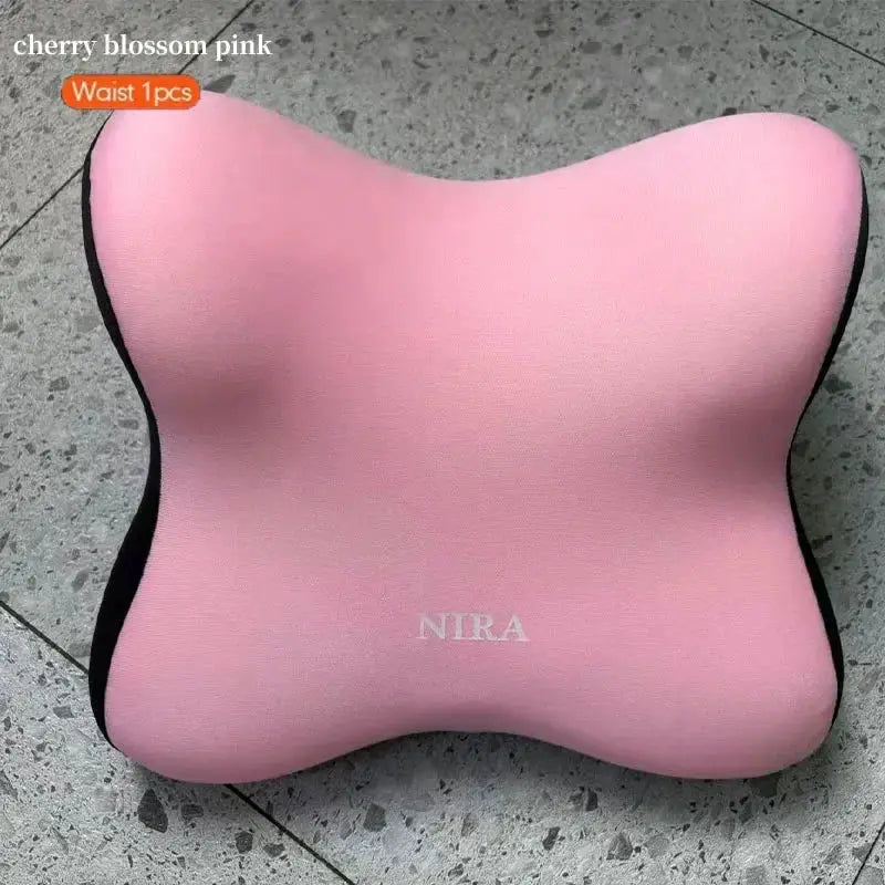 Car Universal Memory Foam Headrest Lumbar Cushion Back Cushion Lumbar Pillow Car Comfort Neck Pillow Car General Accessories by All Mart Bristol Ltd