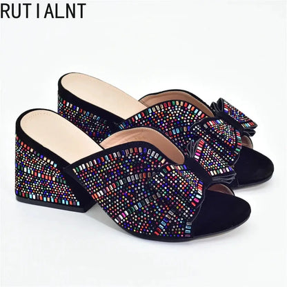 2026 Italian Elegant Women Party Pumps Decorated with Rhinestone Plus Size Women Shoes 43 High Heels Women Pumps Platform Heels by All Mart Bristol Ltd