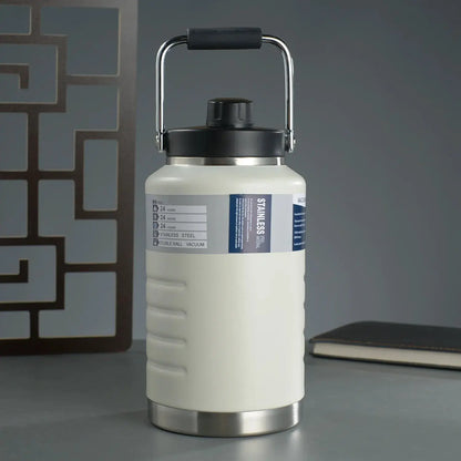 1.5L Large capacity vacuum flask, 304 stainless steel vacuum bottle, Outdoor portable water bucket, Handheld sports water bottle by All Mart Bristol Ltd