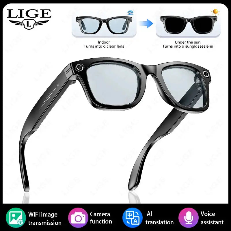 2025 New Upgrade Smart Glasses With Camera Video Recording AI Photo Recognition Bluetooth Call Translation Voice Sunglasses Men by All Mart Bristol Ltd