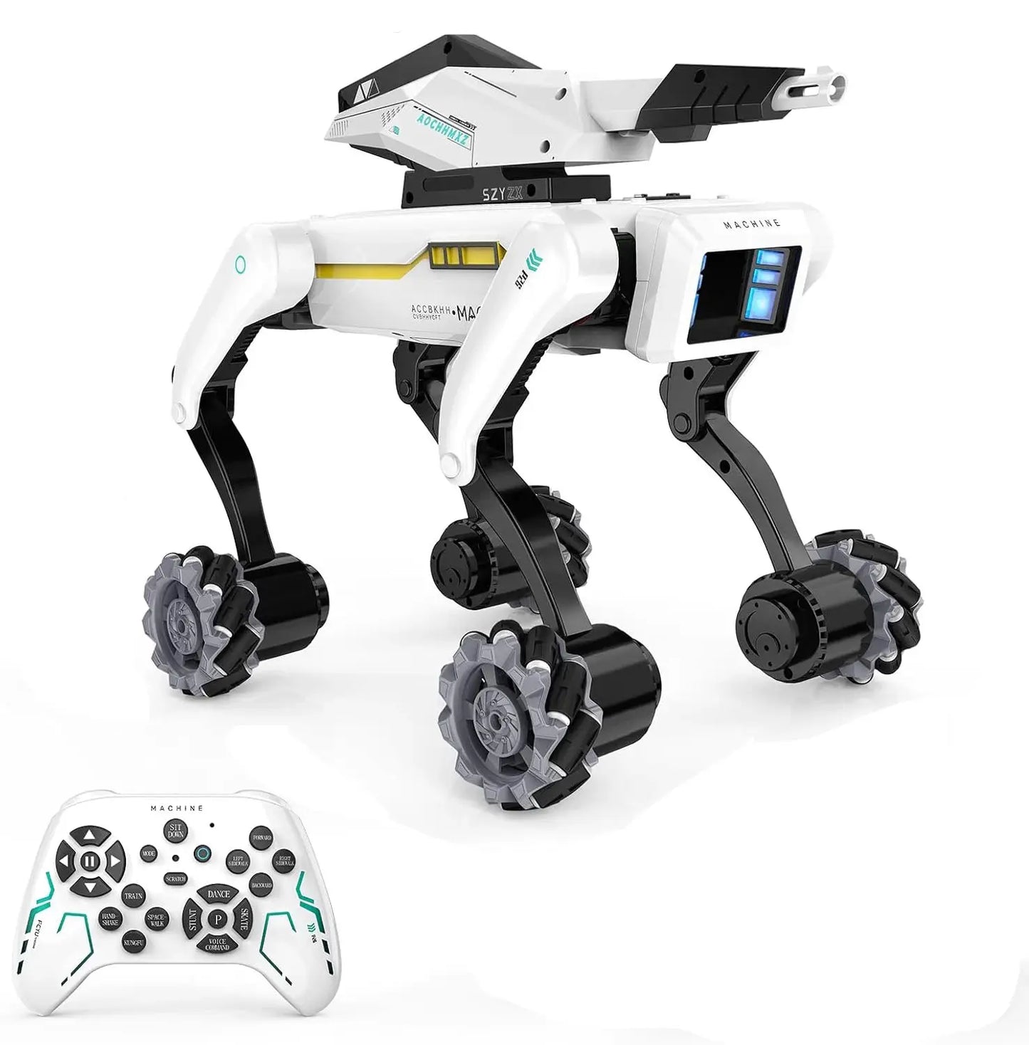 Intelligent AI RC Robot Dog Voice Dialogue APP Remote Control Programming Singing Dancing Machine Dog Kids Toys by All Mart Bristol Ltd