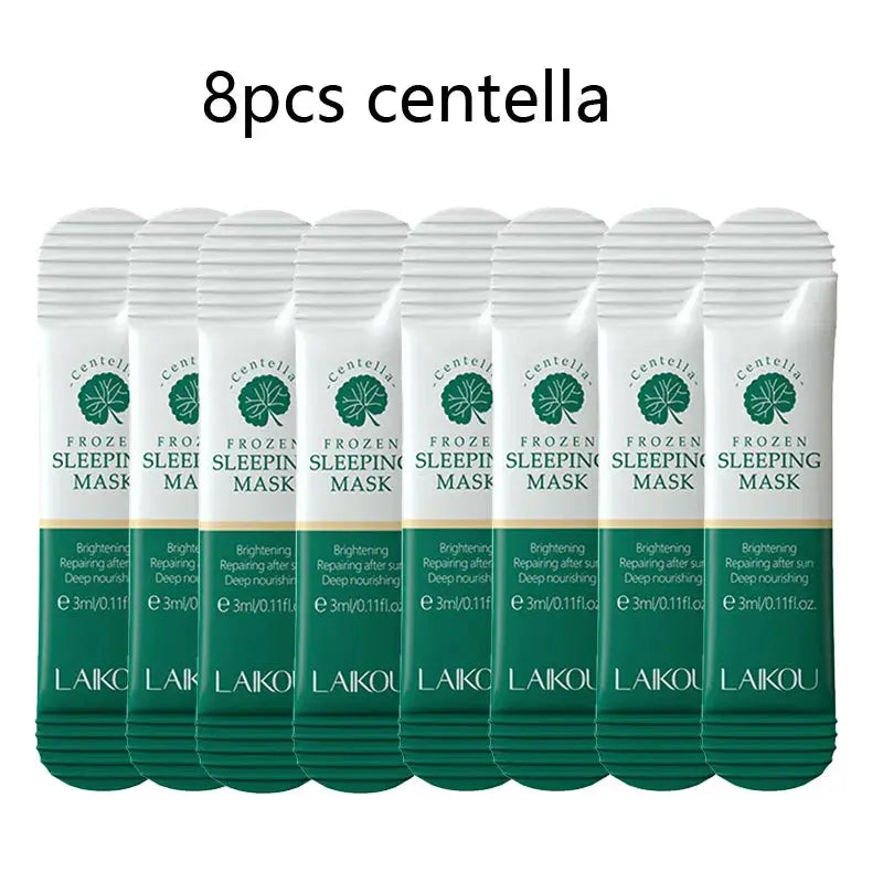8pcs LAIKOU Moisturizing Facial Mask Hydrating Sleeping Face Sheet Masks Face Mask Beauty Korean Skin Care Products by All Mart Bristol Ltd