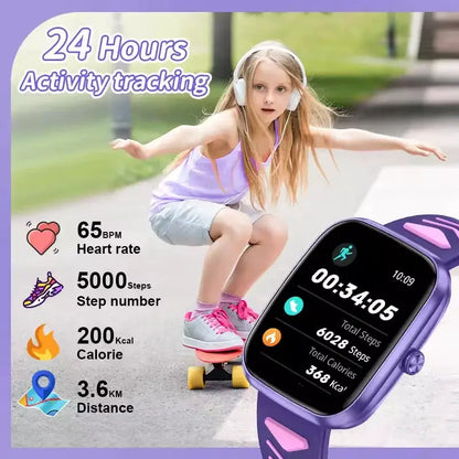 New Kids Smart Watch Child HD Touch Screen Games Smartwatch Music Watch Boy Girl Gift Children Smartwatch For IOS Android by All Mart Bristol Ltd