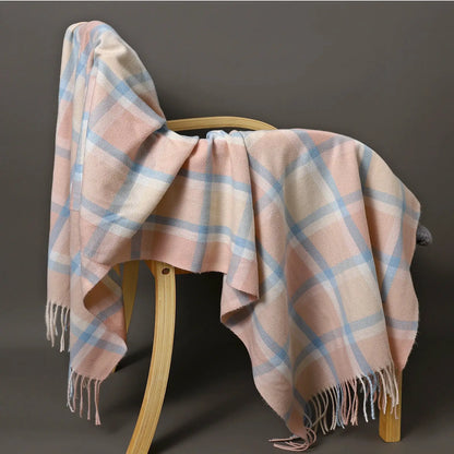 Winter Cashmere Plaid Scarf Autumn Men's Thick Wrap Scarves Female Warm Blanket Foulard Shawls Luxury Brand Fringe Large Bandana by All Mart Bristol Ltd