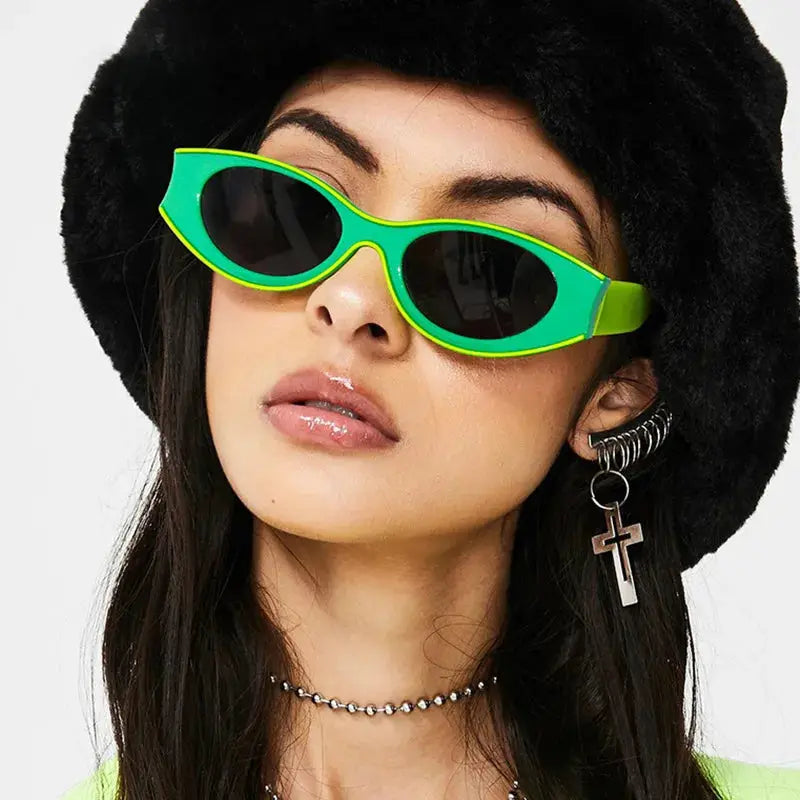 KAMMPT Sunglasses Women Sexy Vintage Cat Eye Sun Glasses Men Fashion Luxury Brand Designer Eyewear Female Oculos De Sol UV400 by All Mart Bristol Ltd