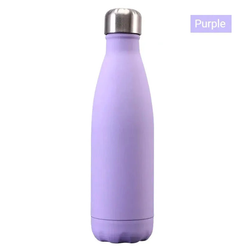 ZOUNICH 500ml Double-Wall Insulated Vacuum Flask Stainless Steel Water Bottle for Sport Water Bottles Portable Thermos Bottle by All Mart Bristol Ltd