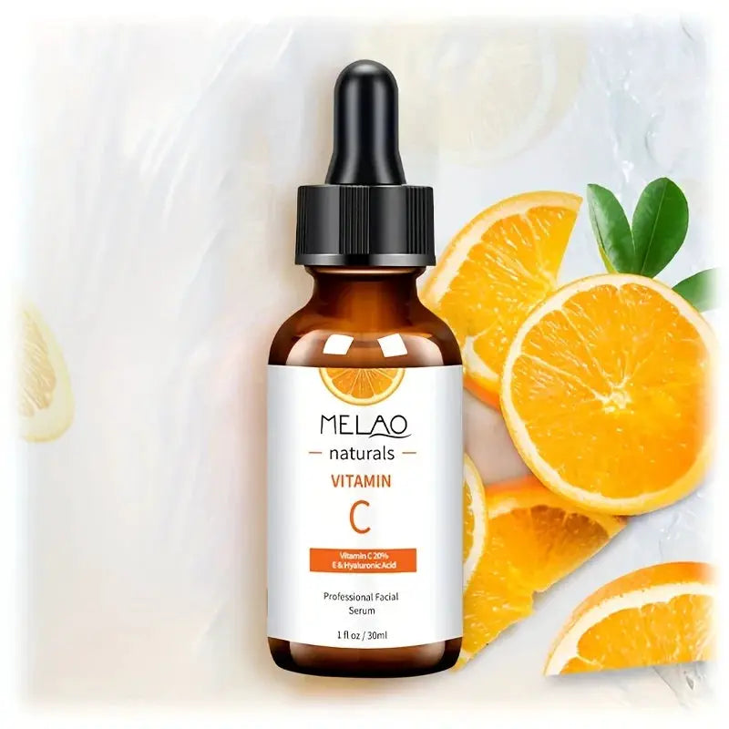 MELAO VITAMIN C SERUM Facial Serum with Vitamin C, Hyaluronic Acid, Vitamin E & More – Brightening Serum Even Skin Tone by All Mart Bristol Ltd