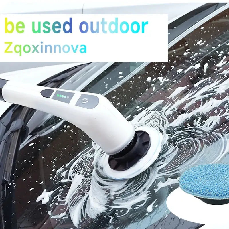 Household Cordless Spin Scrubber Kitchen Gadgets Hair Brushes Bathroom Broom Toilet Mops Electric Multipurpose Cleaning Brush by All Mart Bristol Ltd