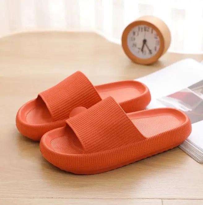 Women Thick Platform Cloud Slippers Indoor Home Eva Soft Sole Pillow Slides Sandals Woman 2025 Summer Non Slip Beach Flip Flops by All Mart Bristol Ltd