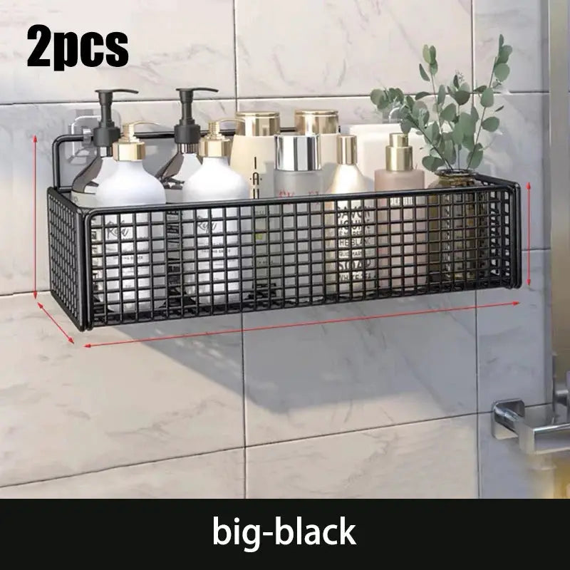Kitchen Wall Mount Storage Rack Non Perforated Wall Mounted Storage Rack Wall Shelf Spice Rack Kitchen Rack Dish Rack Sink Rack by All Mart Bristol Ltd