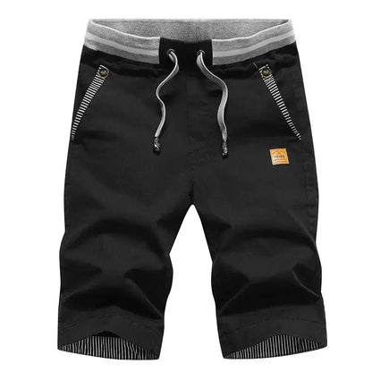 2026 Summer Men's Shorts Hot Casual Cotton Fashion Boardshort Bermuda Male Drawstring Elastic Waist Breeches Beach Shorts Men by All Mart Bristol Ltd