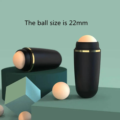2Units Oil-Absorbing Volcanic Stone Multi-size Washable Reusable Face Roller Ball Natural Volcanic for Excess Oil Blotting Tools by All Mart Bristol Ltd