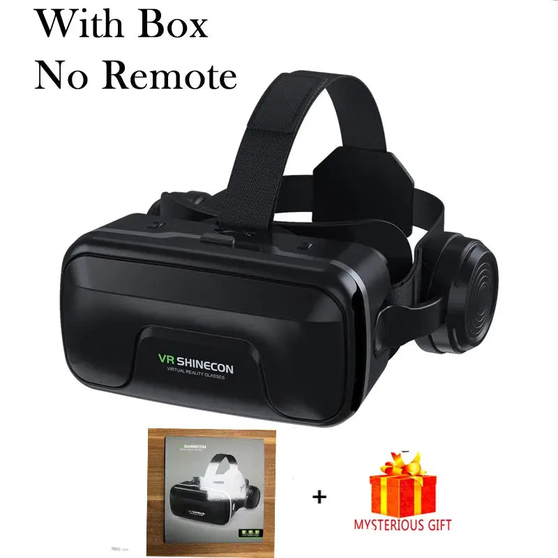 VR Glasses Virtual Reality Headset Viar Devices Helmet 3D Lenses Smart Goggles For Smartphones Phone Mobile Gogle Game Accessory by All Mart Bristol Ltd