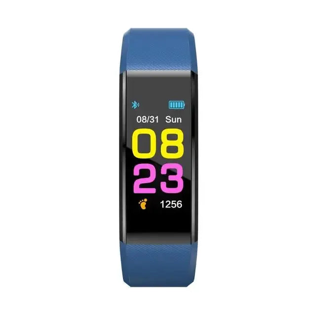 Smart Sports Bracelet Men and Women Pedometer Heart Rate Blood Pressure Fitness Tracker Smartwatch Bluetooth for iOS android+BOX by All Mart Bristol Ltd