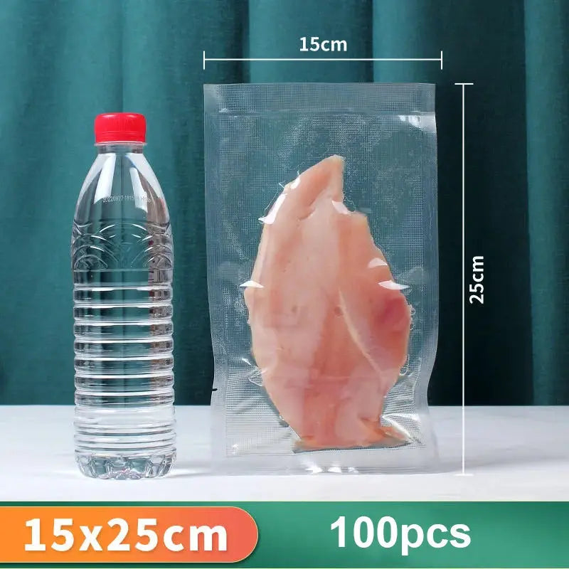100 Count Food Vacuum Sealer Storage Bags for Z-21 by All Mart Bristol Ltd