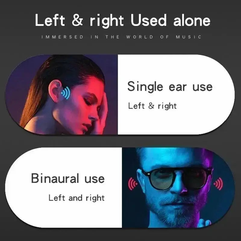 New Original T75 Bone Conduction Wireless Bluetooth 5.3 Headphones Sports Earphones HiFi Sound Quality Waterproof TWS Headset by All Mart Bristol Ltd