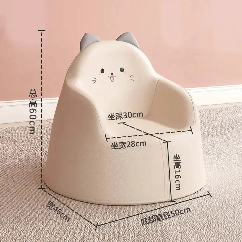 Cartoon lazy Children mini Sofa Backrest Armchair PU waterproof Kids Sofa Lovely baby bedroom Confortable Sofa Kid Furniture by All Mart Bristol Ltd