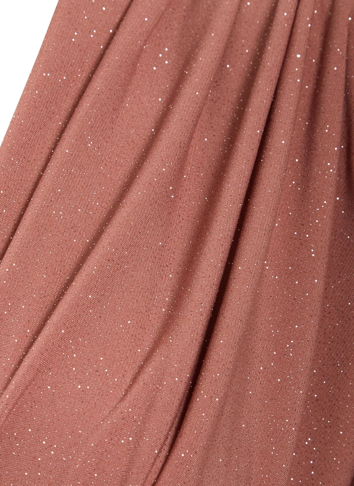 Rose Gold Twist Knot Front Dress by Sarvin