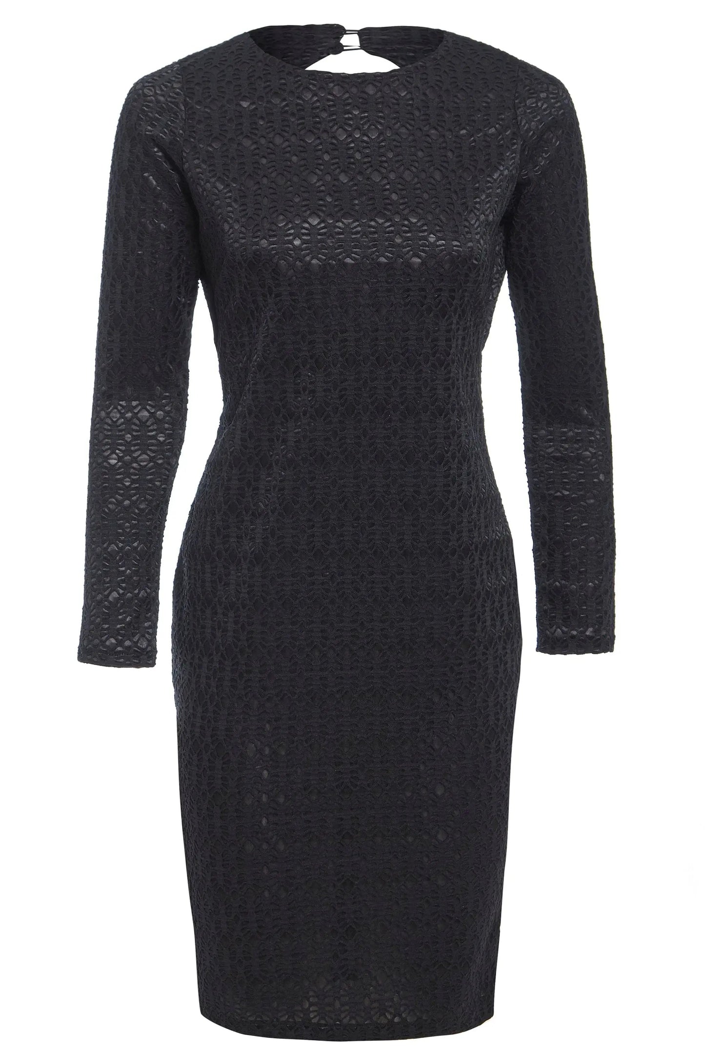 Black Twisted Backless Dress by Sarvin