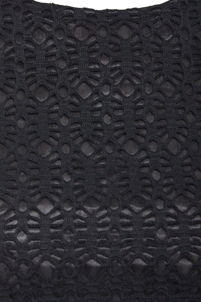 Black Twisted Backless Dress by Sarvin
