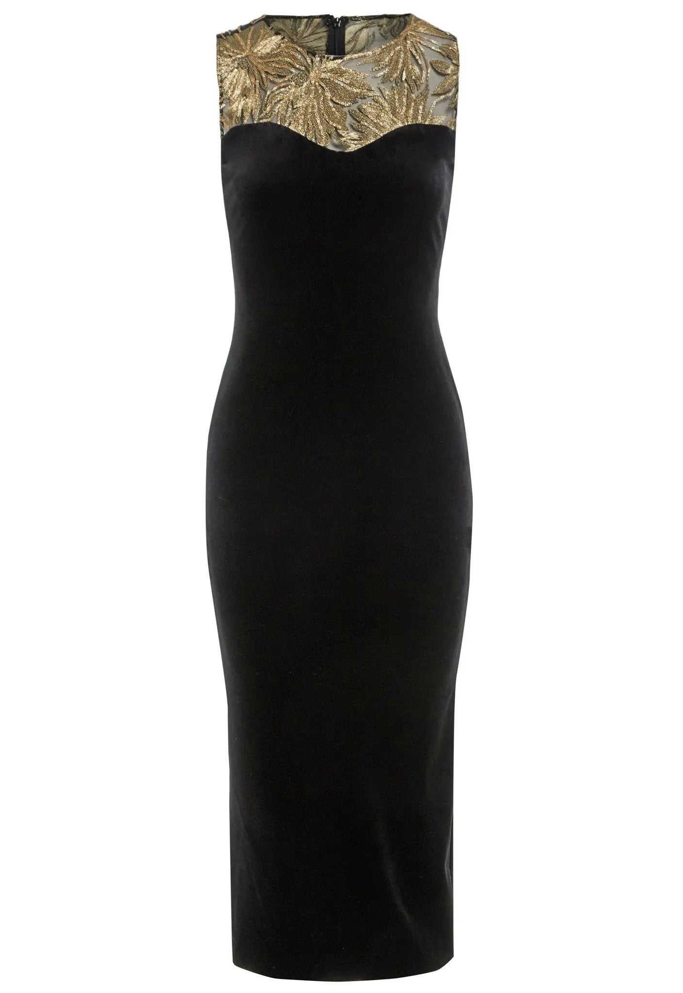 Sweetheart Neckline Dress by Sarvin