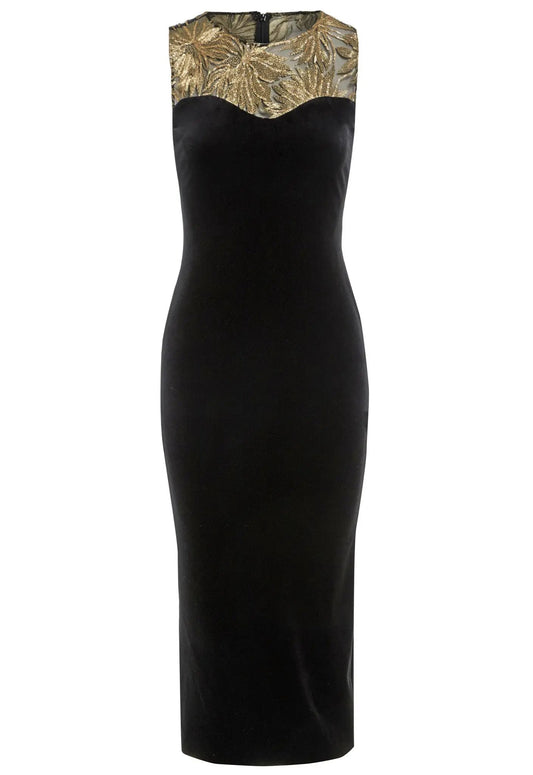 Sweetheart Neckline Dress by Sarvin