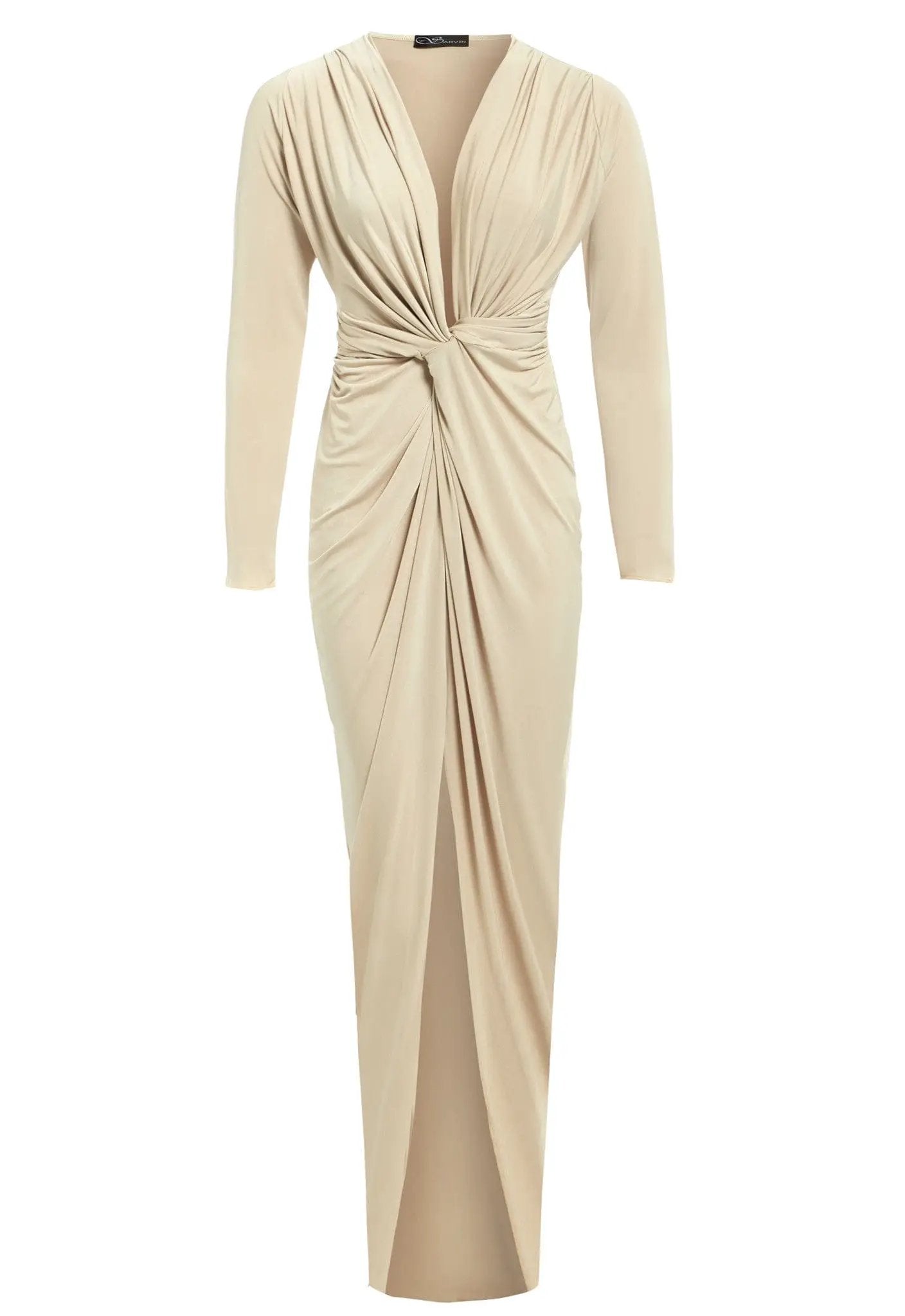 Low Cut Midi Dress by Sarvin