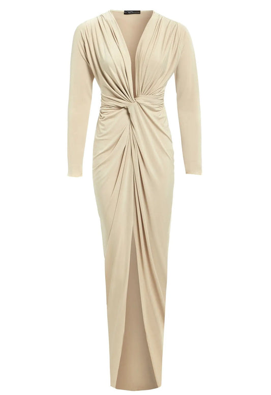 Low Cut Midi Dress by Sarvin