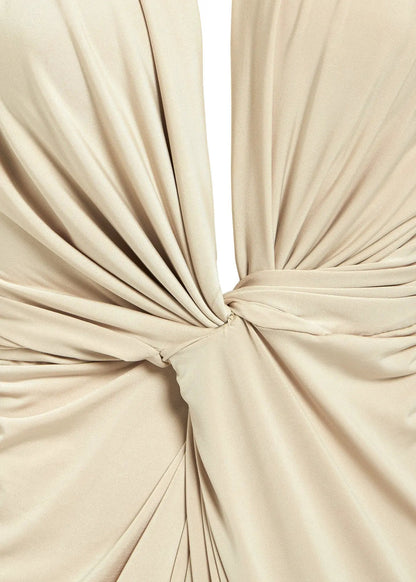 Low Cut Midi Dress by Sarvin