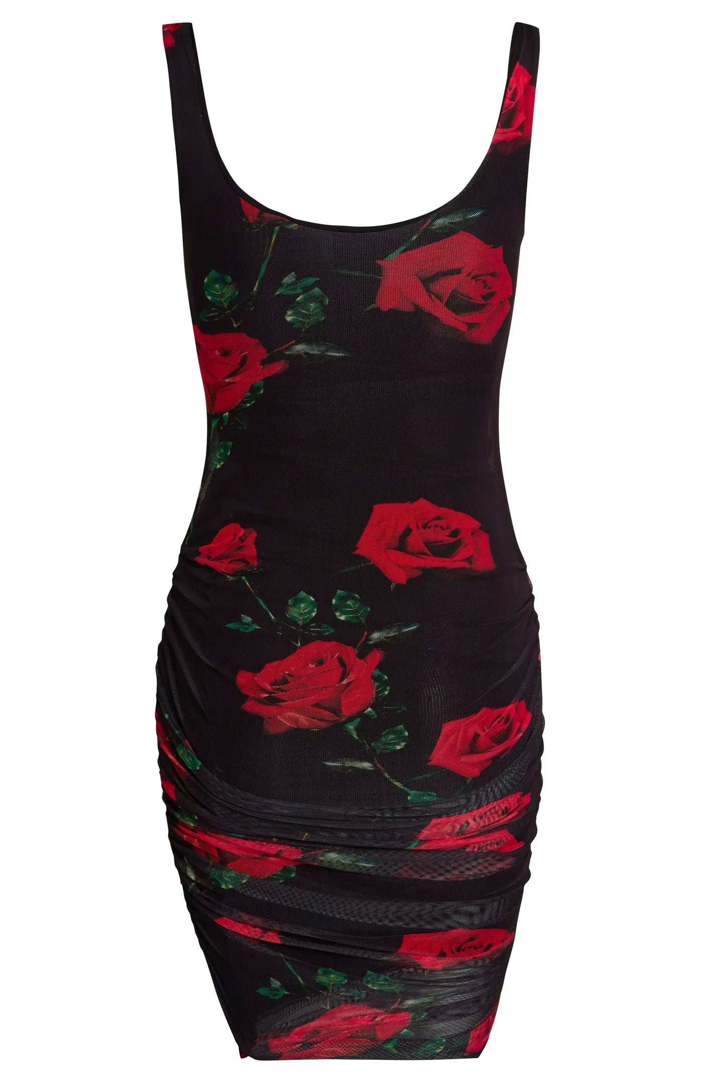 Ruched Bodycon Mini Dress by Sarvin