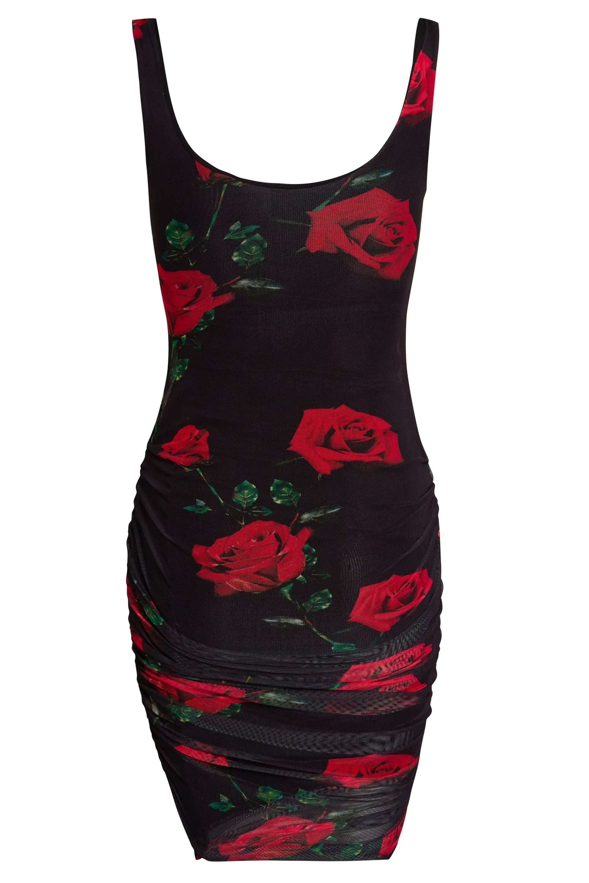 Ruched Bodycon Mini Dress by Sarvin