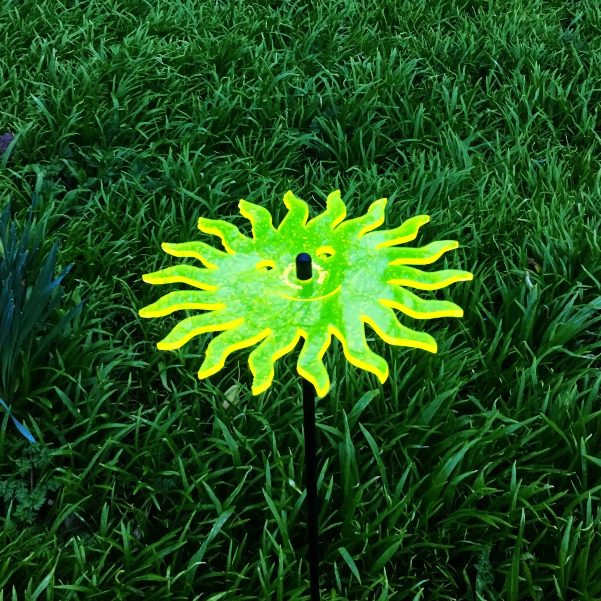 Large SunCatcher Garden Décor Ornament 'Smiling Sun' by Sun Catcher Garden Decor