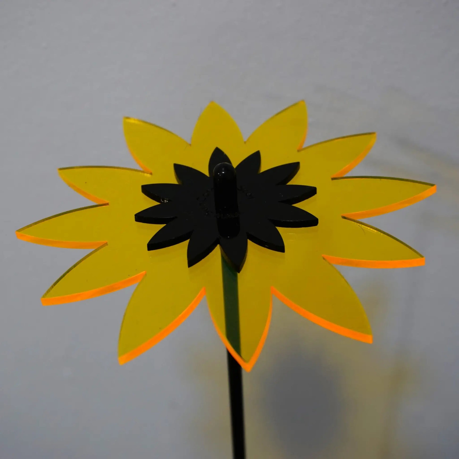 Large Garden Decor Ornaments Set of 3 'Sunflowers' by Sun Catcher Garden Decor