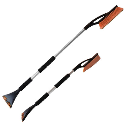 Telescopic Handle 2-in-1 Ice Scraper & Snow Brush by Costwise