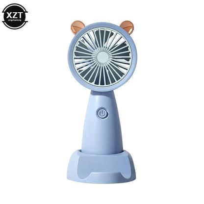 USB Mini Handheld Fan Outdoor Mini Creative Desktop Office Mute Charging Portable Handheld Fan by All Mart Bristol Ltd