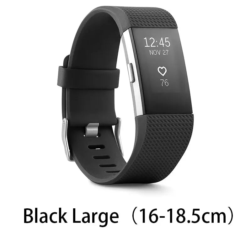 Fitbit Charge 2 smart wristband heart rate monitoring exercise pedometer fitness sleep call notification GPS IOS Android by All Mart Bristol Ltd