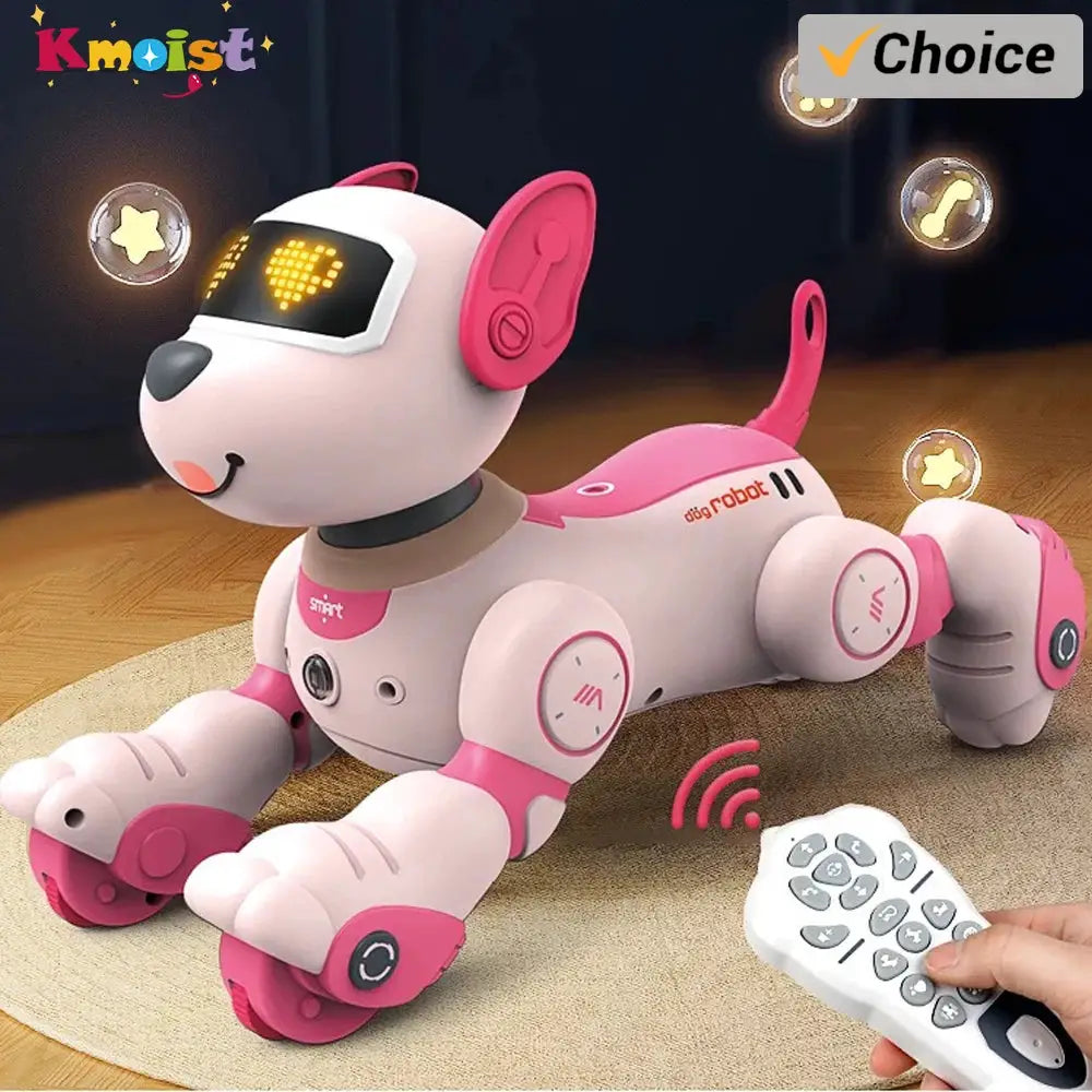 Robot Dog Intelligent Ai Programmable Smart Toys for Children Multi-Functional with Sound Led Eyes Dancing Electronic Pets Dog by All Mart Bristol Ltd