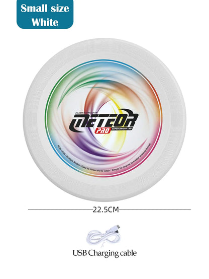 LED Flying Disc, Noctilucence Colorful Outdoor Leisure Toys Various Lighting Changes Lightweight and Fun Sport Game Gifts by All Mart Bristol Ltd