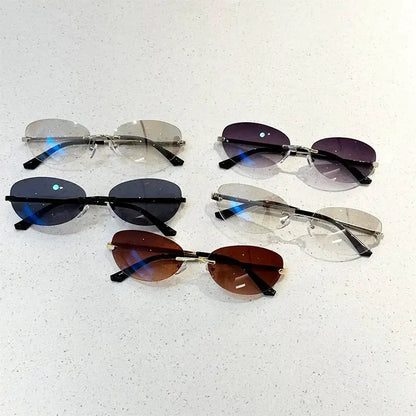 New Luxury Brand Designer Small Frame Cat Eye Sunglasses Women Vintage Fashion Sun Glasses Popular Punk Sexy Ladies Shades UV400 by All Mart Bristol Ltd