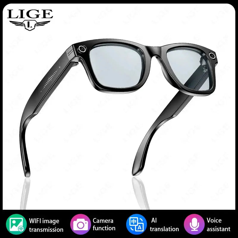2025 New Upgrade Smart Glasses With Camera Video Recording AI Photo Recognition Bluetooth Call Translation Voice Sunglasses Men by All Mart Bristol Ltd