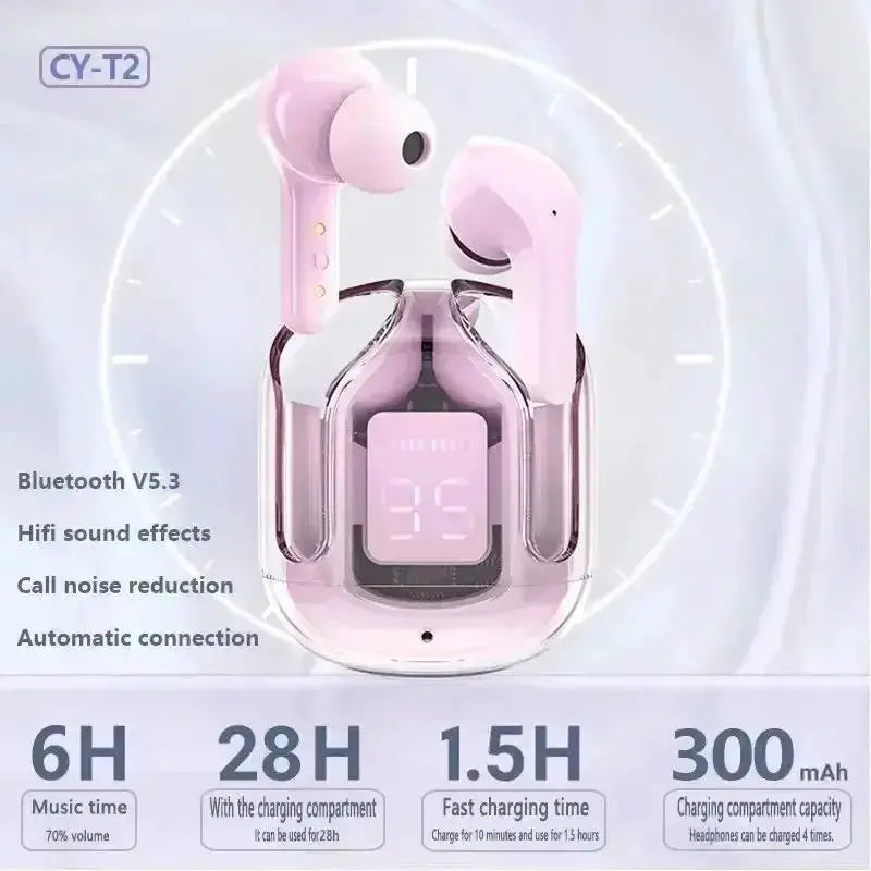 AIR31 TWS Headphones 5.3 Wireless Earphones Bluetooth Headset Noise Cancelling HD HiFi Stereo Earbuds For Huawei Xiaomi iPhone by All Mart Bristol Ltd