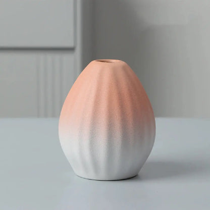 Ceramic Small flower Vase Home Decoration Crafts Tabletop Ornament Simplicity Japanese-style Decoration by All Mart Bristol Ltd