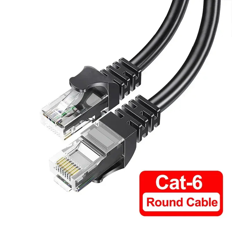 Cat6 Ethernet Cable Gigabit High Speed 1000Mbps Internet Cable RJ45 Shielded Network LAN Cord for Laptop Router PC PS5 4 3 Xbox by All Mart Bristol Ltd