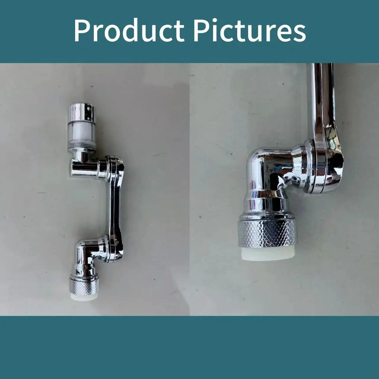 1080° Rotating Water Purification Filter Plastic Faucet Mechanical Arm Spray Head Kitchen Washbasin Extension Tap Aerator Univer by All Mart Bristol Ltd