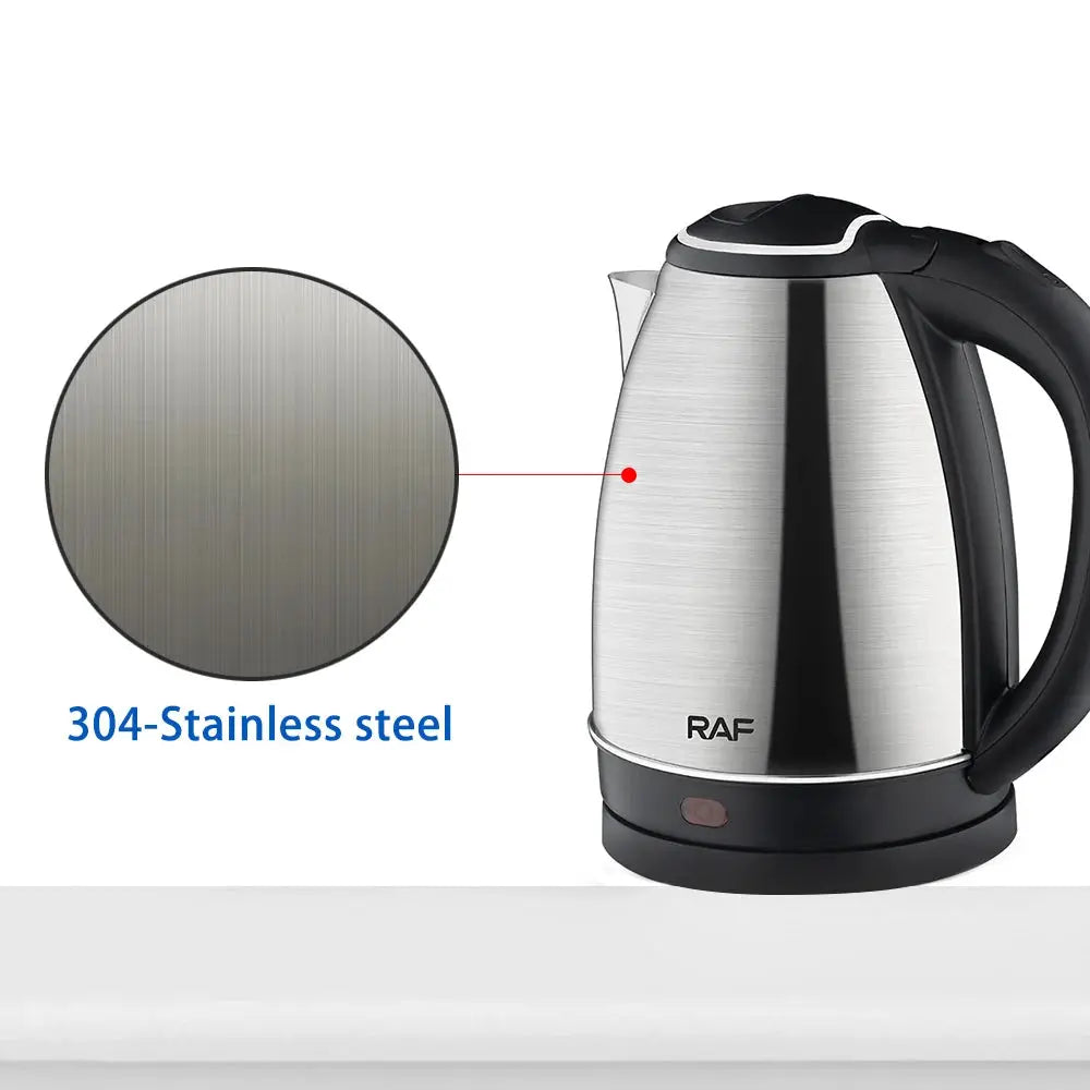 2L Stainless Steel Electric Kettle 1500W Tea Thermo Pot by All Mart Bristol Ltd