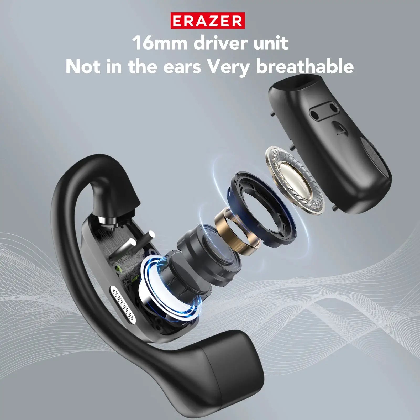 [AI Translator Earbuds]Erazer XP6 Wireless Headphones Gaming Headset Equalizer APP Bluetooth Earphones Waterproof Powerful Sound by All Mart Bristol Ltd