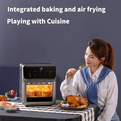 10L Large Capacity Visible Electric Air Fryer Convection Oven by All Mart Bristol Ltd