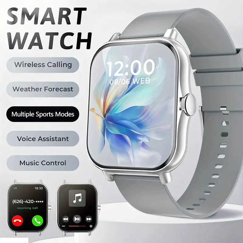 G.LWear New Women's Smart Watch Bluetooth Call Fitness Tracker Heart Rate Monitor Alarm Clock Outdoor Sports Men's Smartwatch by All Mart Bristol Ltd
